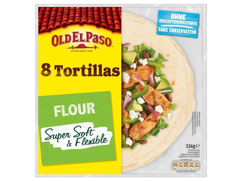 Old El Paso Flour Tortilla 326 g Weizentortilla