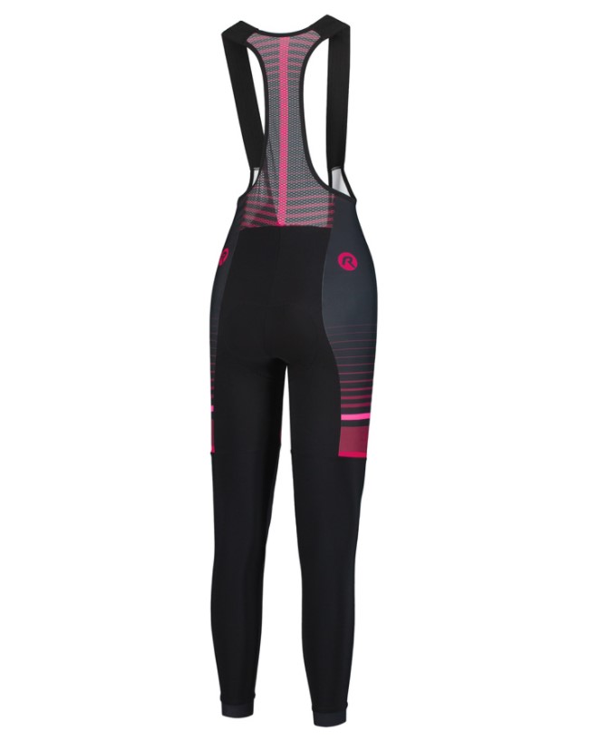Rogelli Impress Bibtight - Sort / Bordeaux