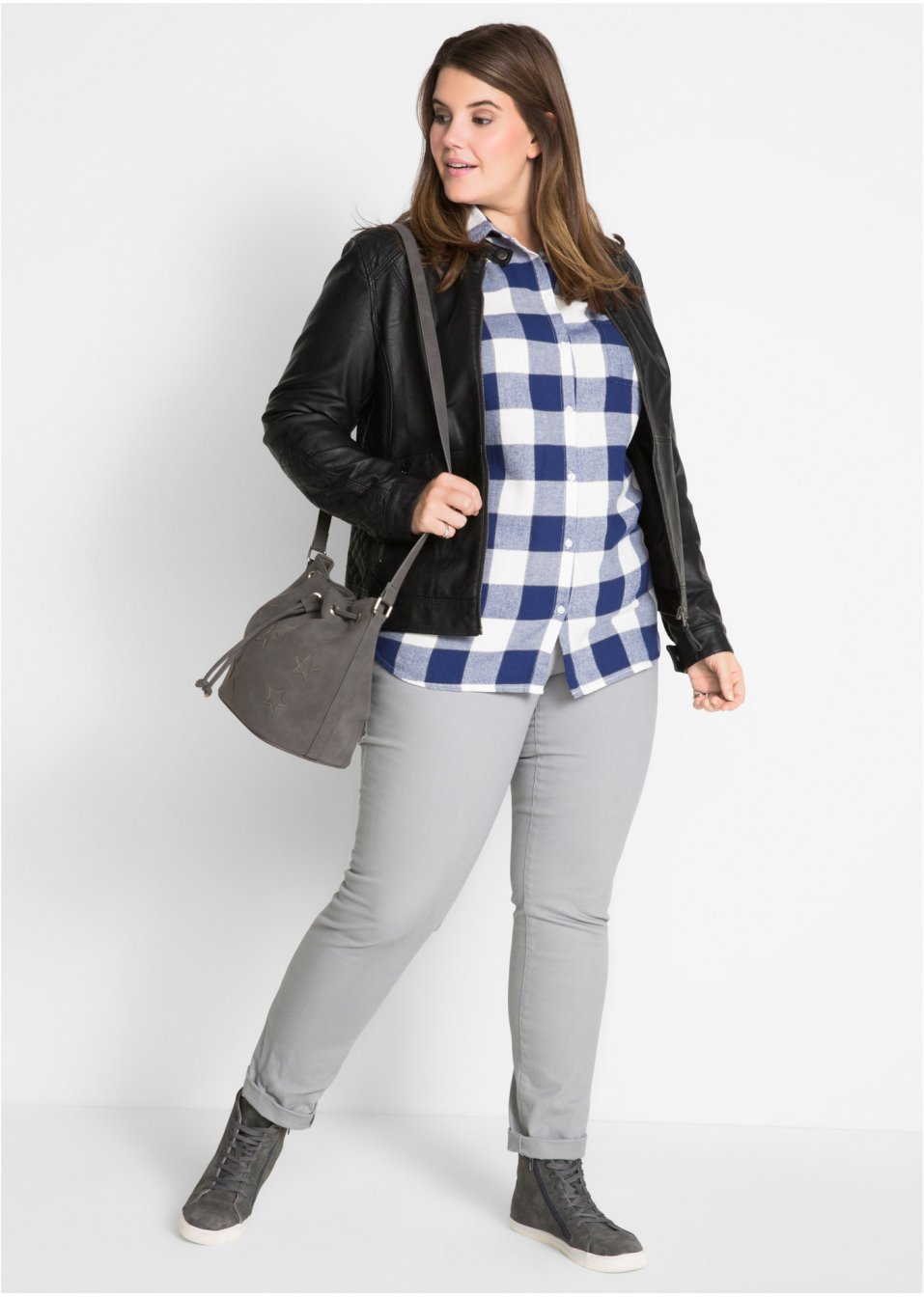 Chemisier en flanelle, manches longues