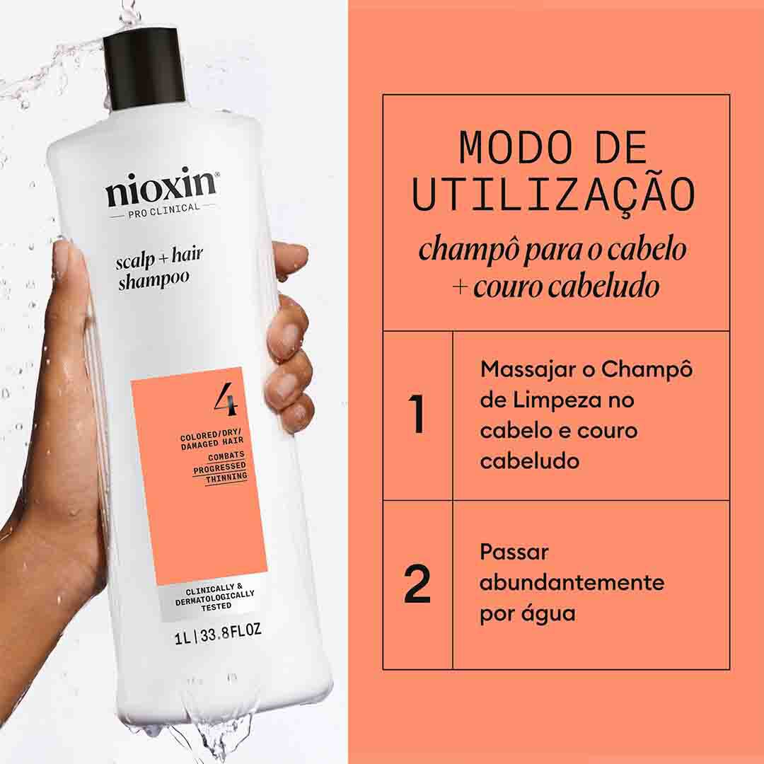Nioxin Sistema 4 Champô - 1000ml
