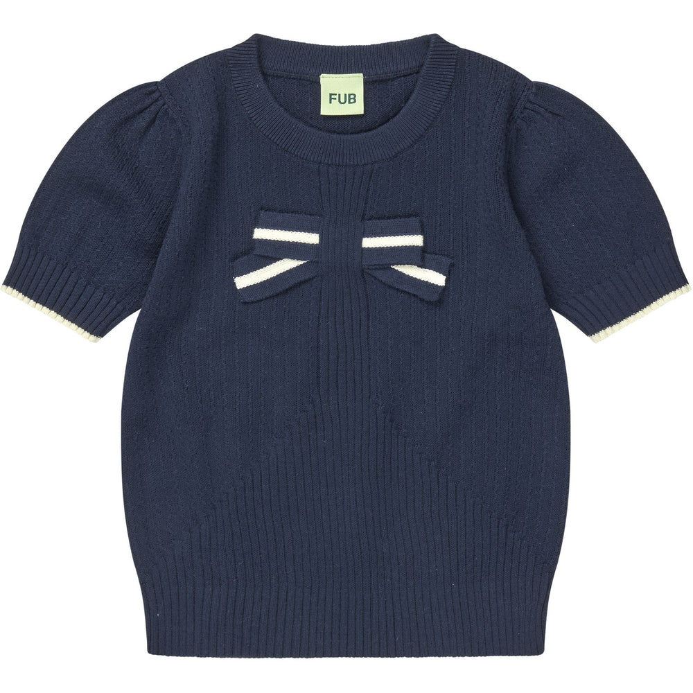 Køb FUB dark navy Sløjfe T-shirt