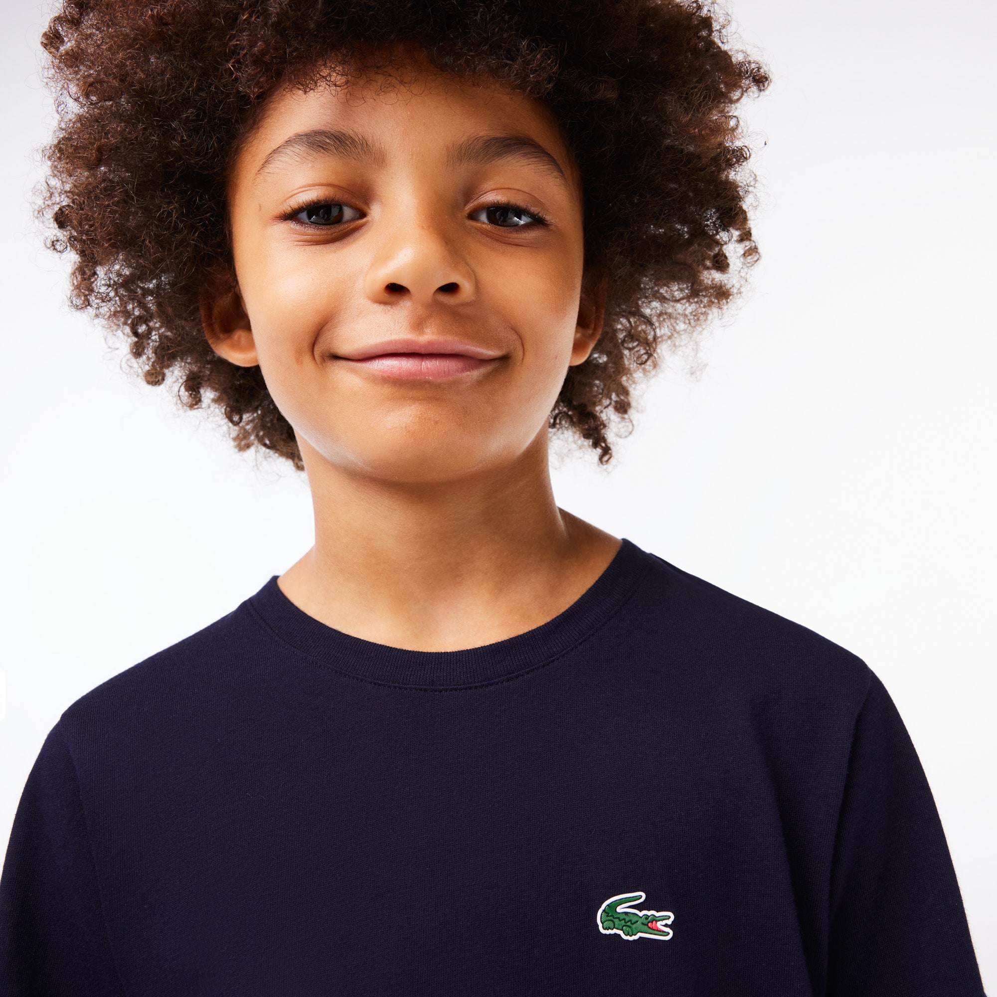 T-shirt Garçon Lacoste SPORT en coton mélangé respirant uni T-Shirts & Chemises - Bleu - Lacoste - Garçon