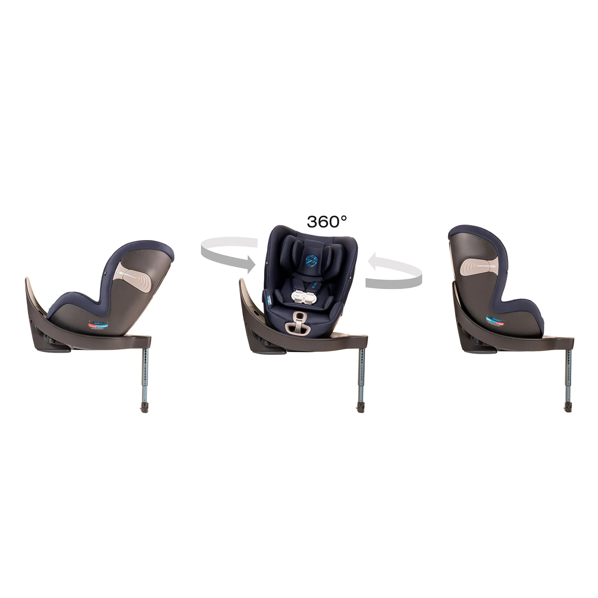Cybex Siège d'Auto Sirona S Rotatif 360° avec Sensorsafe - Indigo Bleu