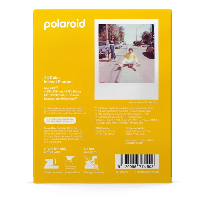 Polaroid Film couleur Polaroid pour appareil photo - pack triple