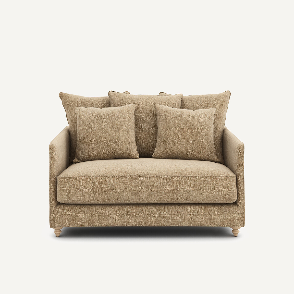 AM.PM<br>Sofá-cama de 2 lugares em algodão resistente, Lazare