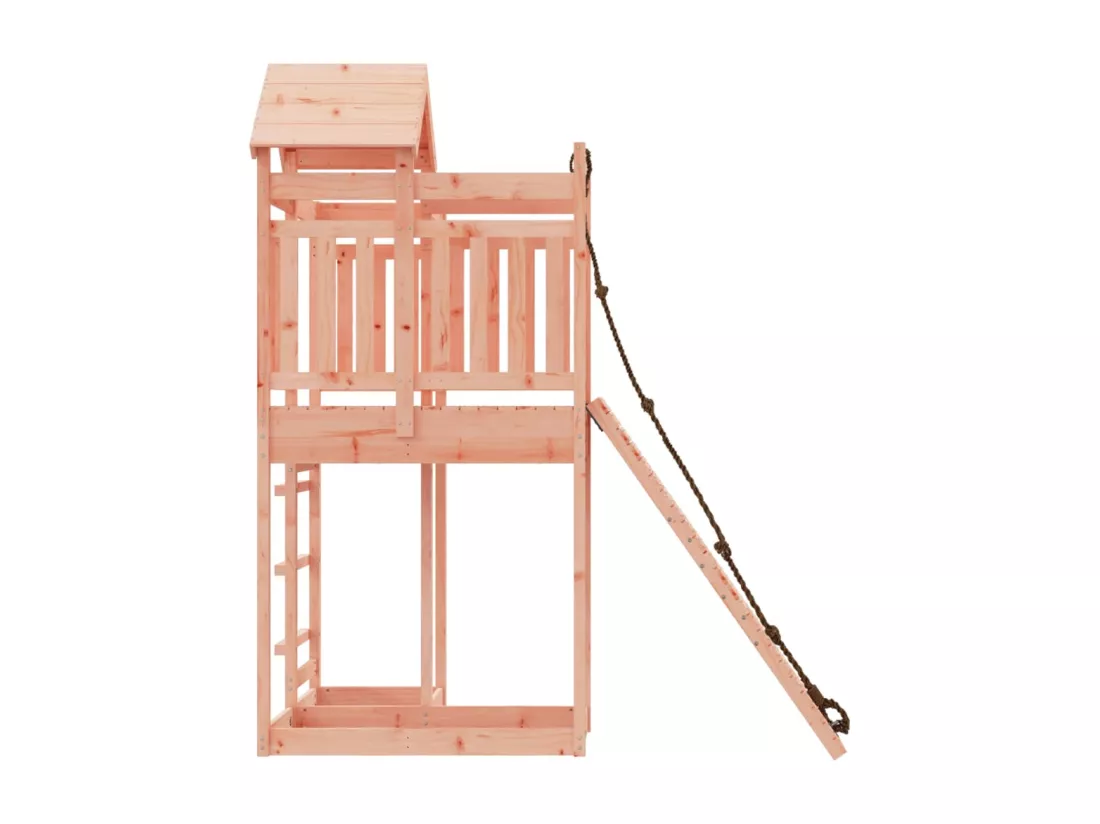 Maisonnette de jeu avec mur d'escalade bois massif Douglas