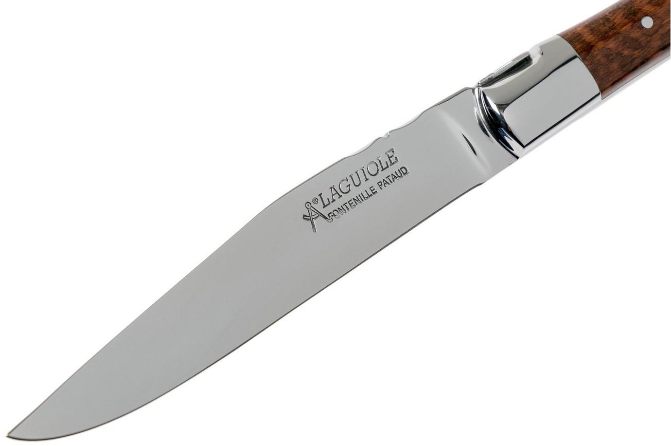 Fontenille Pataud Laguiole 2dlg steakmessenset amourette slangenhout, LTC2A