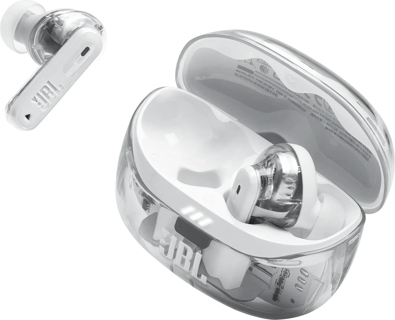 JBL Tune Beam 2 Blanc (Ghost Edition) Écouteurs True Wireless