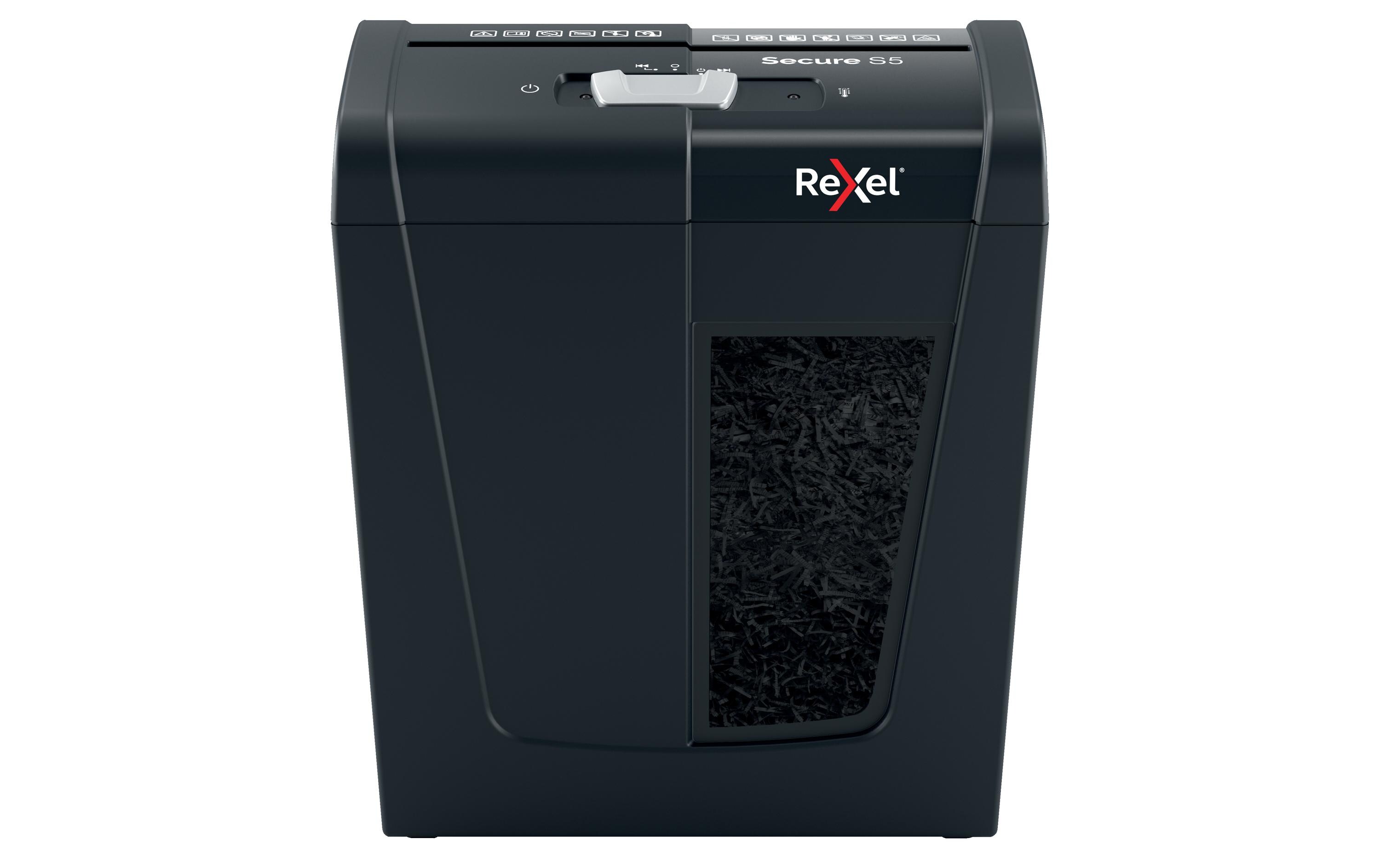 Aktenvernichter Rexel Secure S5, bis zu 5 BlattManueller Schredder für die Vernichtung von Daten