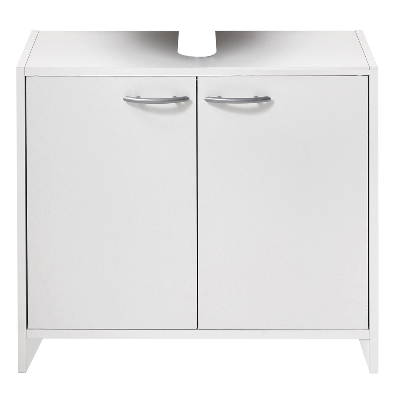 Waschbeckenunterschrank - weiß - 64 cm breit