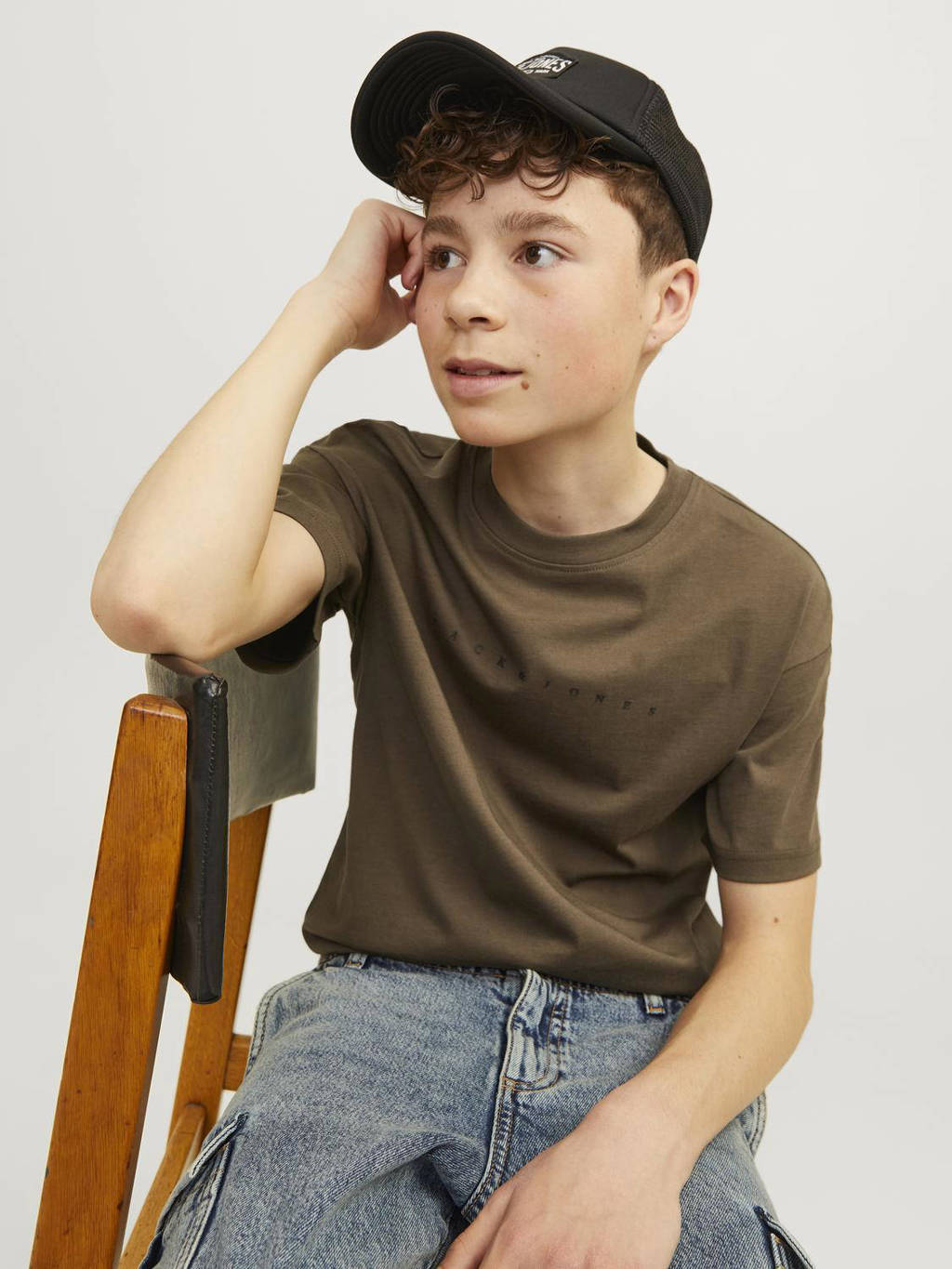 JACK & JONES T-shirt JJESTAR met tekst
