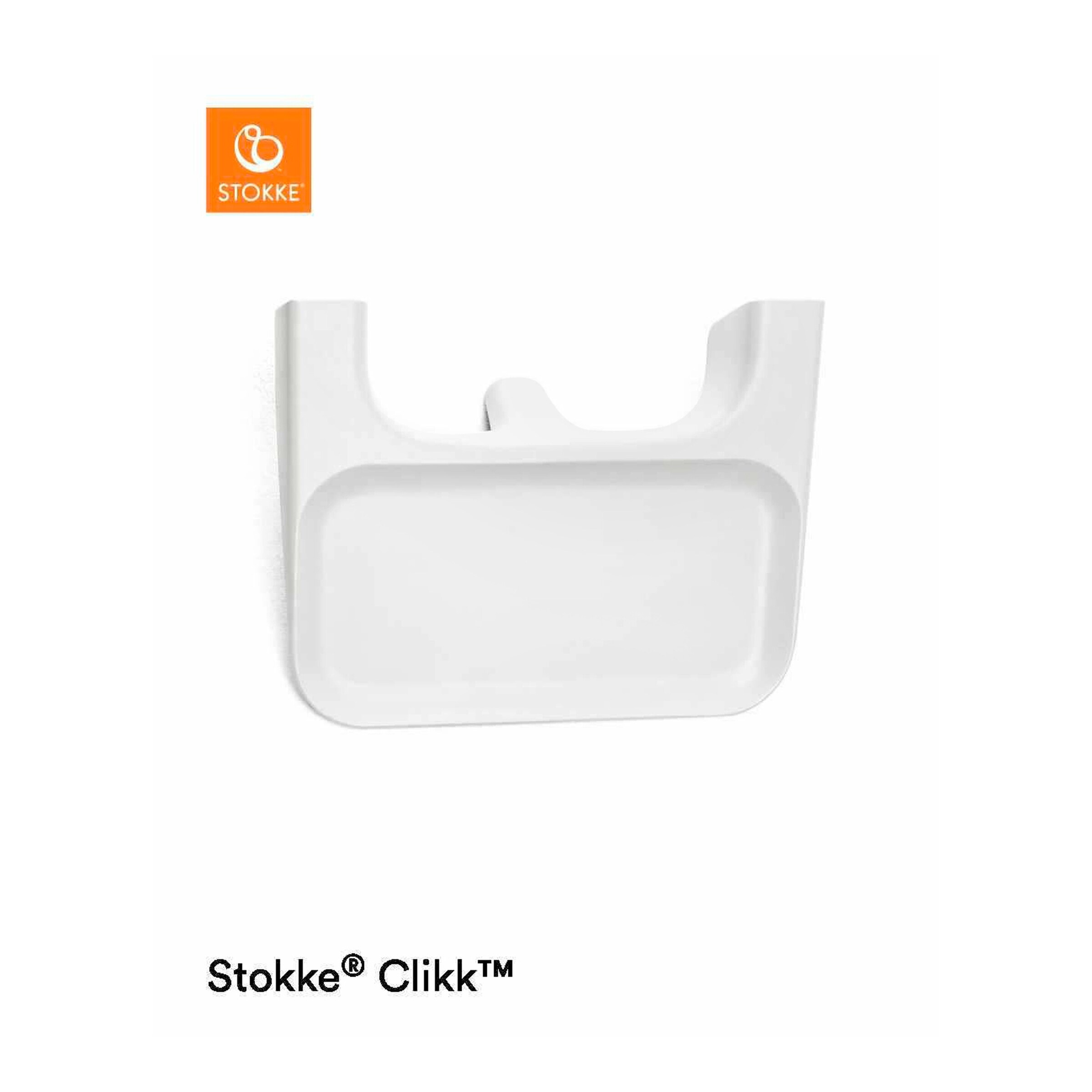 Stokke® - CLIKK™ Hochstuhl Bundle inkl. Sitzkissen White / Multi Circles
