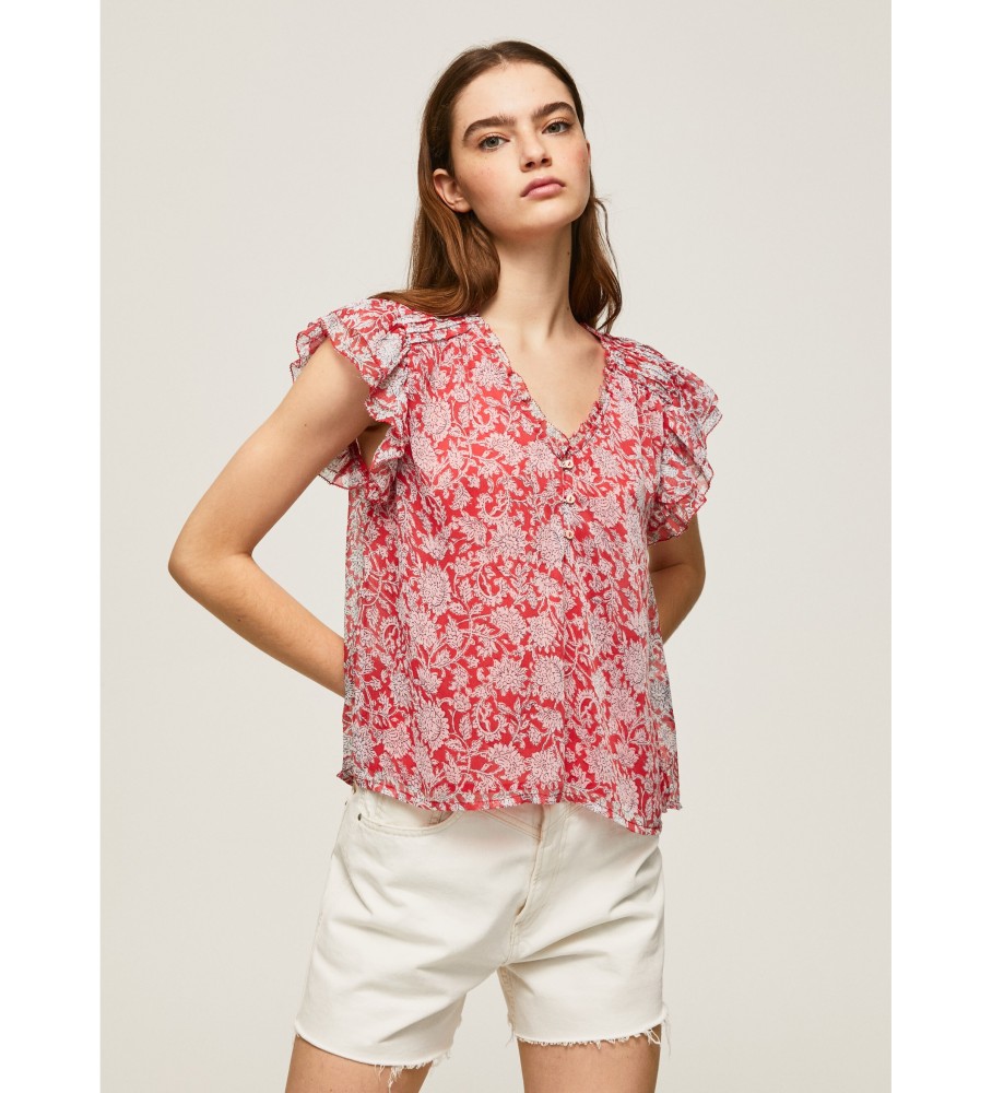 Blusa vermelha Pepe Jeans Palesa