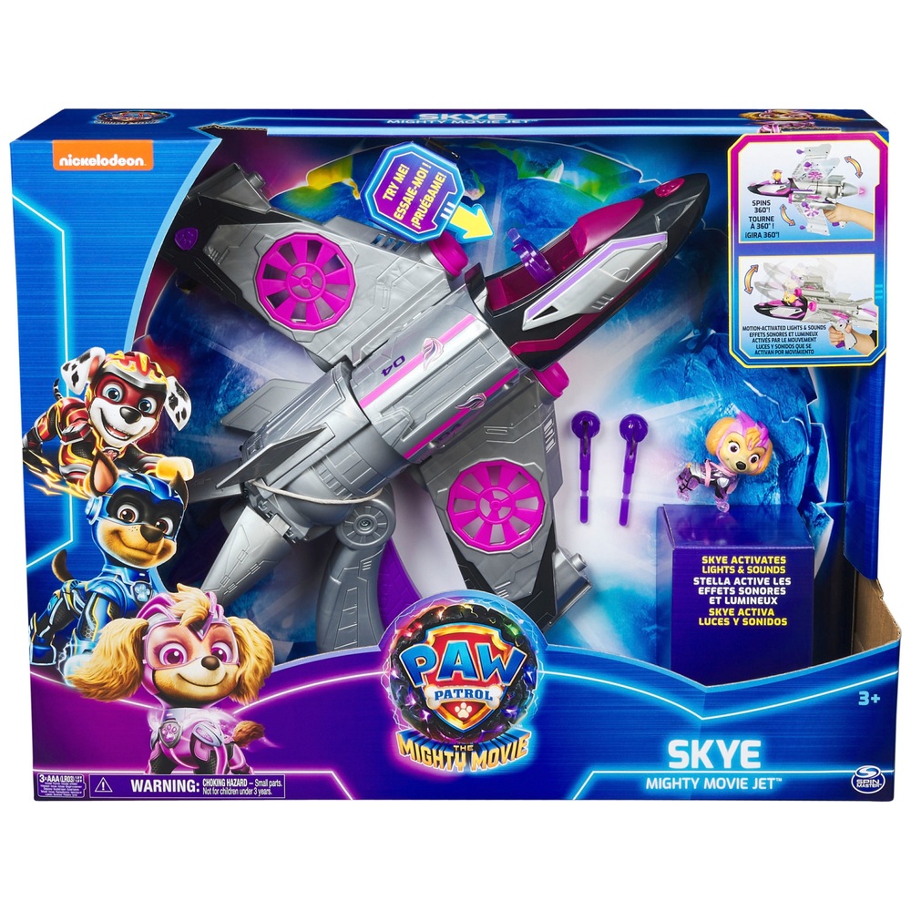 PAW Patrol: Der mächtige Film Skyes Deluxe Mighty Movie Jet Spielzeug