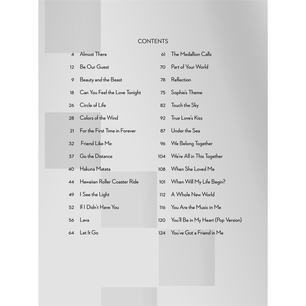 Hal Leonard Contemporary Disney songboek voor gitaar