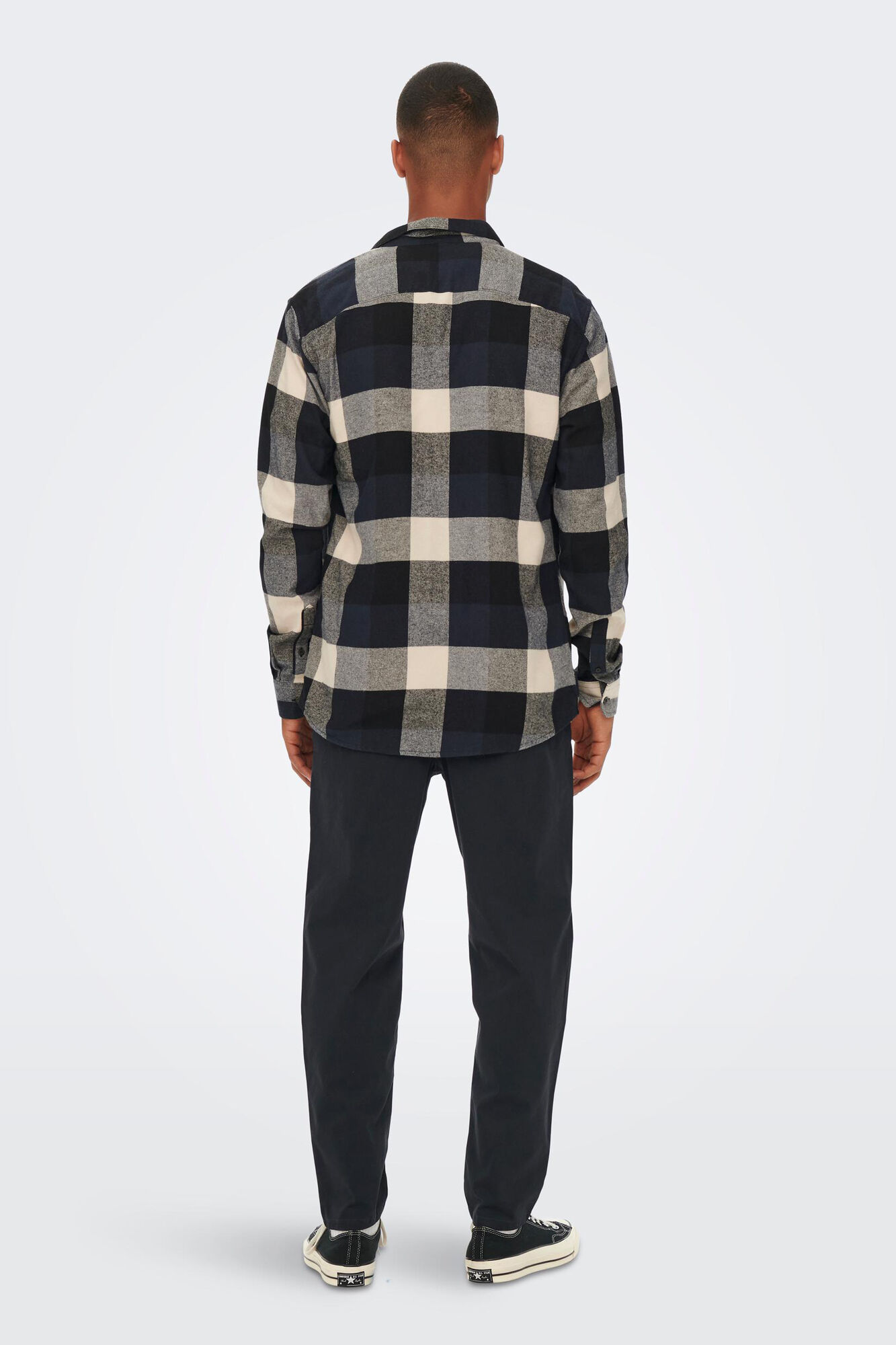 Camisa com estampa xadrez