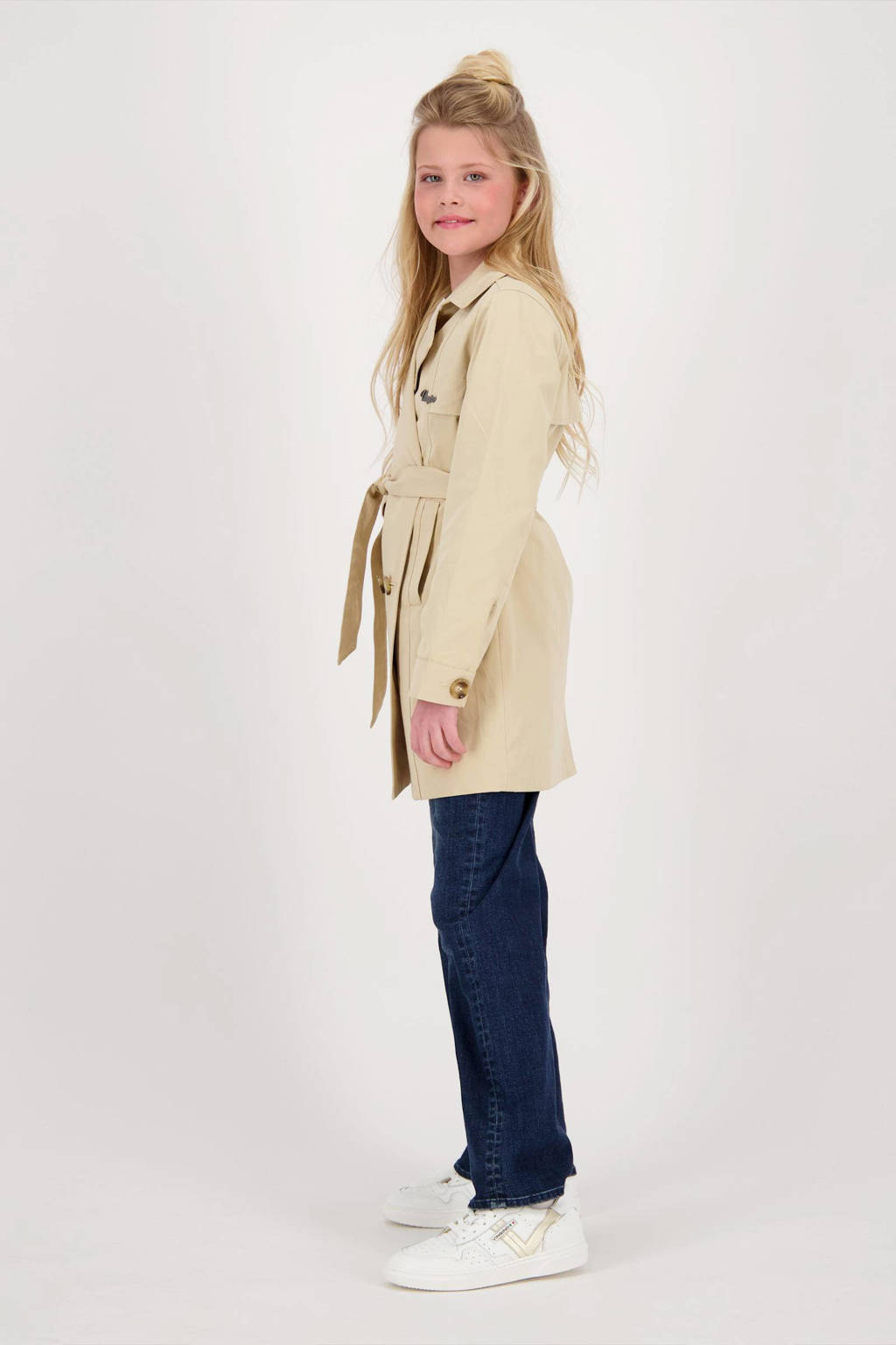 Vingino trenchcoat zomer Tuva beige