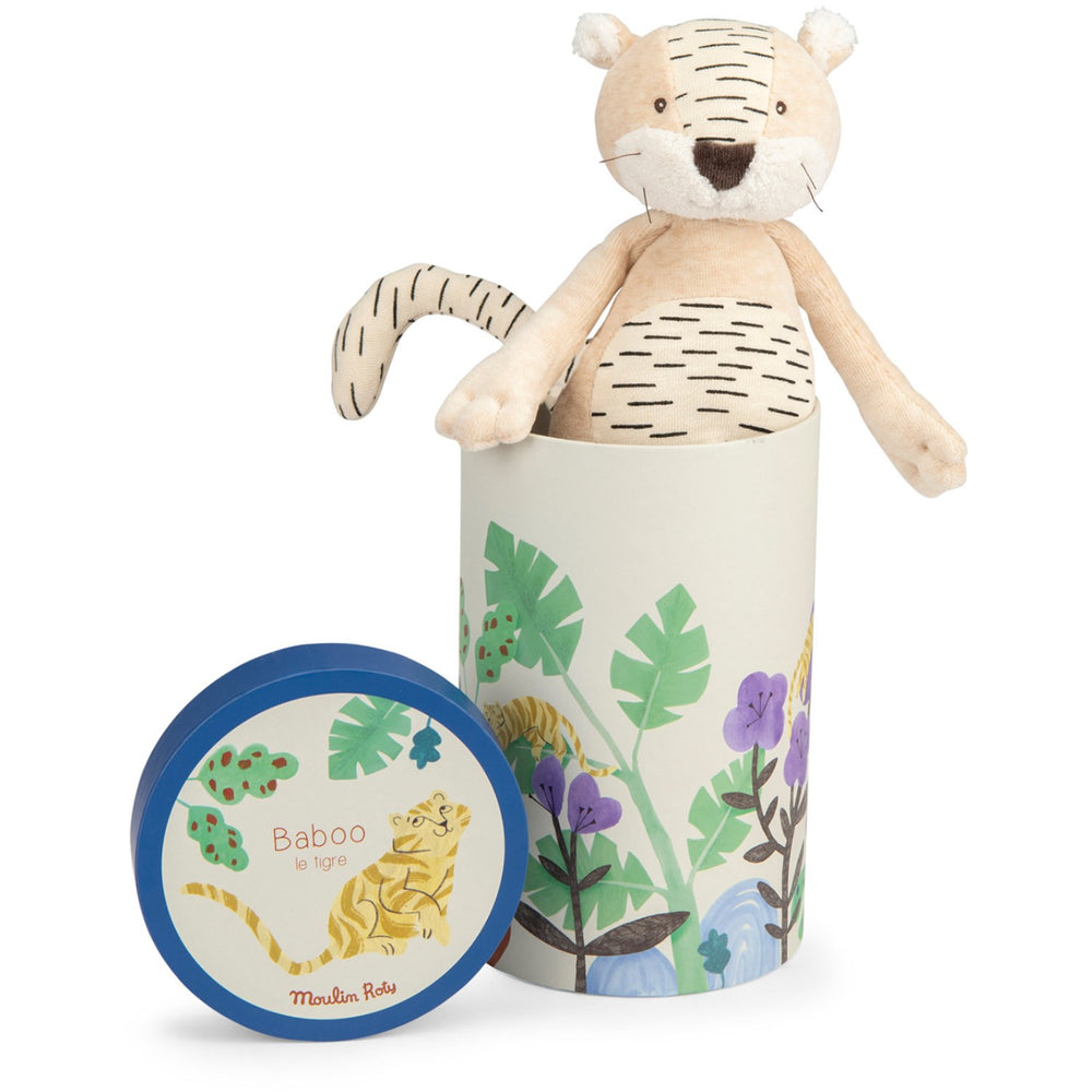 Køb Moulin Roty Tøjdyr - Tigeren Baboo 34 Cm - La Forêt Mawa