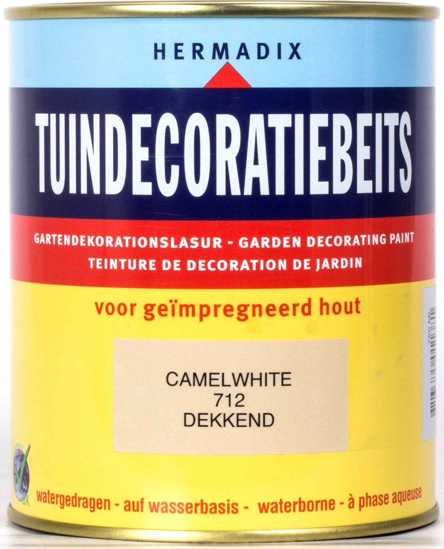 Hermadix Tuindecoratiebeits camel wit 750 ml