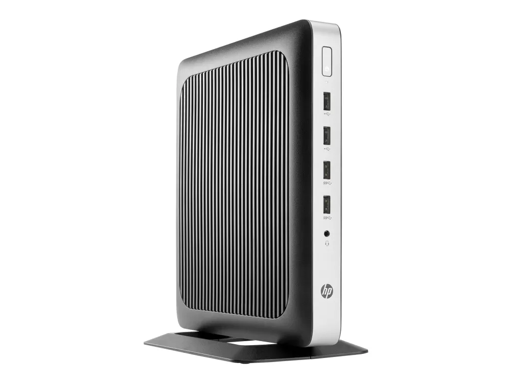 HP t630 - Tynd klient - tower - 1 x GX-420GI op til 2.2 GHz - RAM 4 GB - flash 32 GB - Radeon R7E - Gigabit Ethernet - Bluetooth, 802.11a/b/g/n/ac - Win Embedded Standard 7E 32-bit - skærm: ingen - tastatur: dansk - TAA-kompatibel