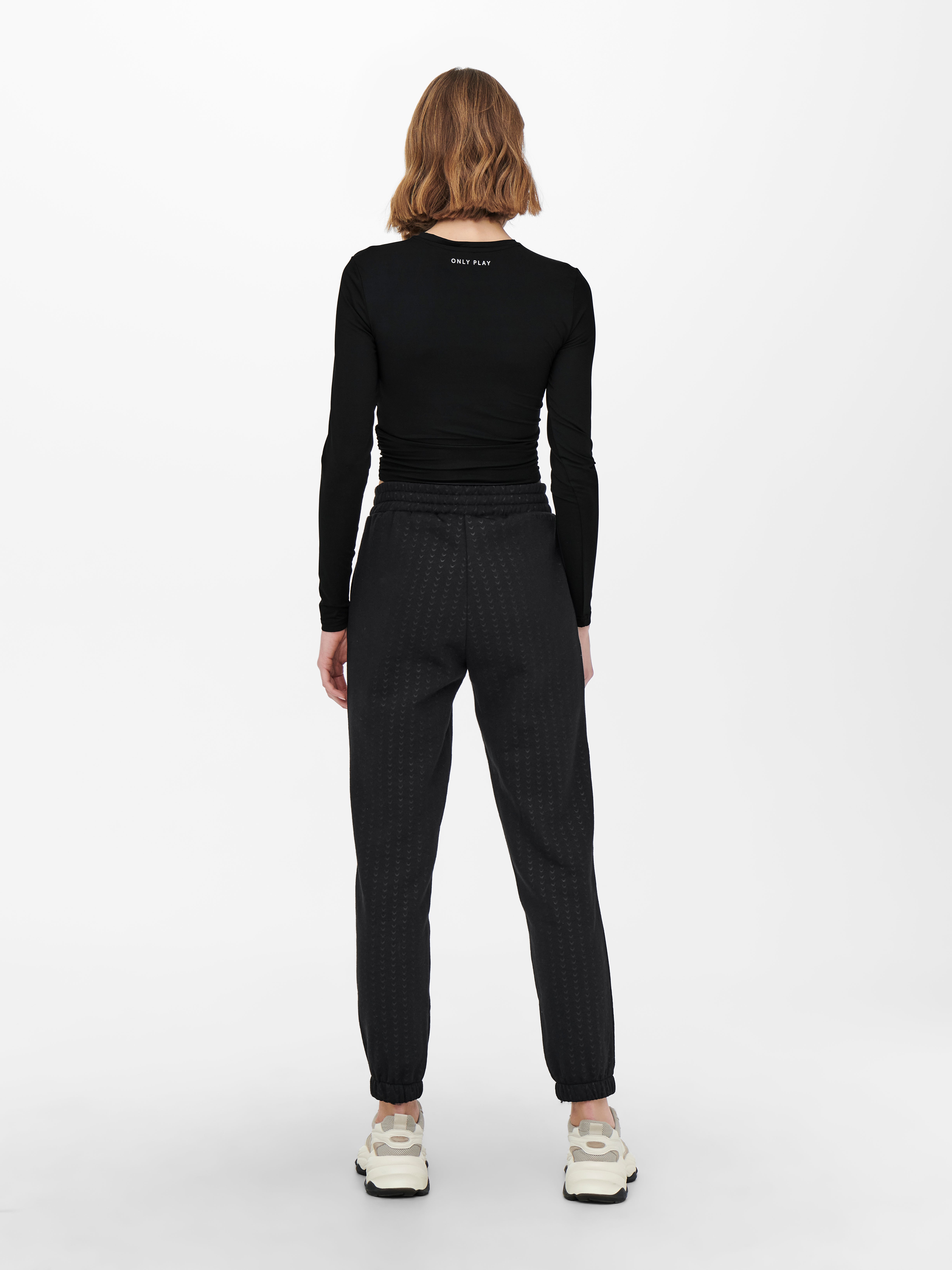 ONPOMRAN Hohe Taille Baggy Fit Jogginghose Black