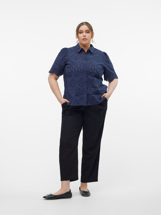 Vero Moda Curve Schlupfhose »VMJESMILO ANKLE PANTS WVN GA NOOS CUR«  Sommerhose