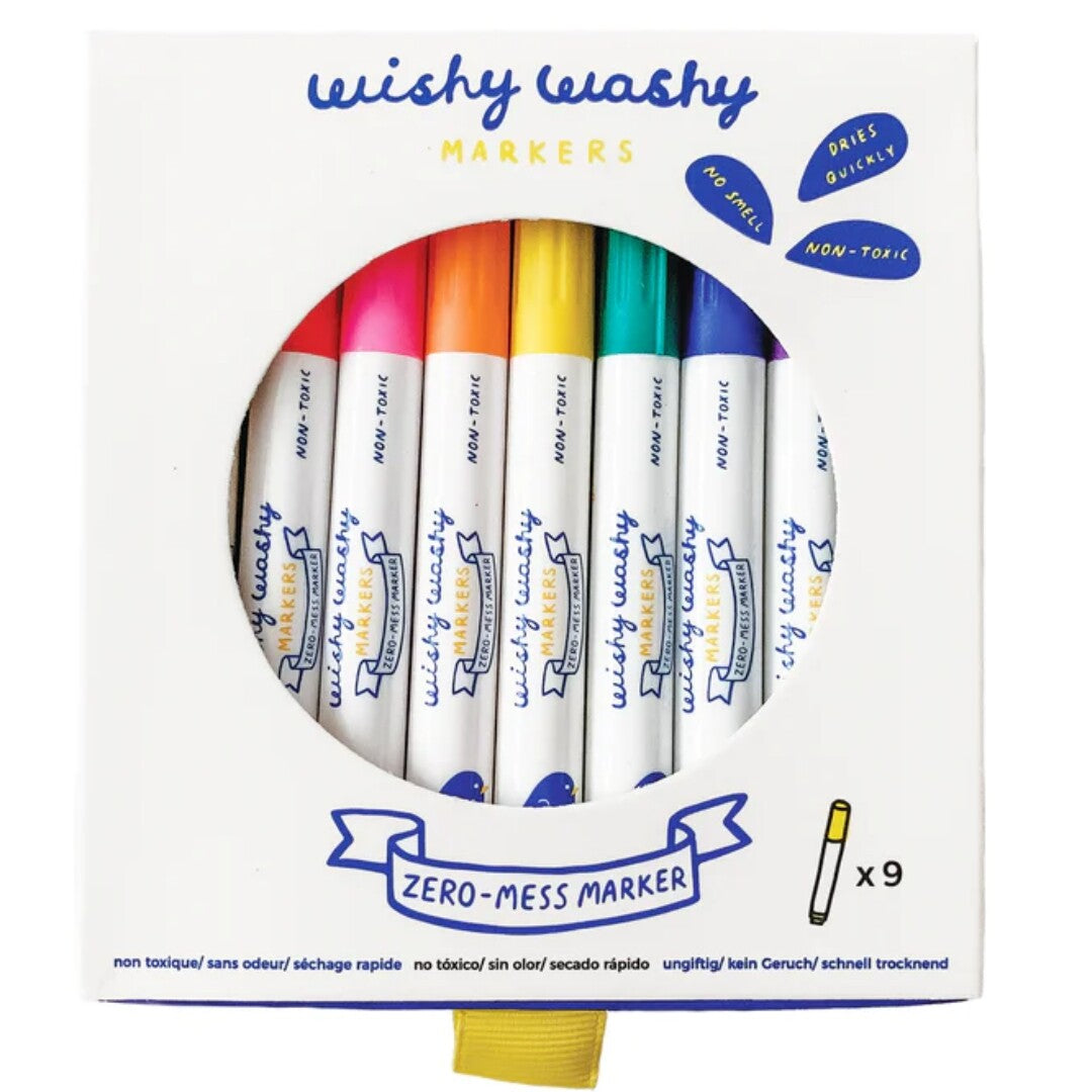 Jaq jaq bird uitwisbare viltstiften wishy washy - 9st