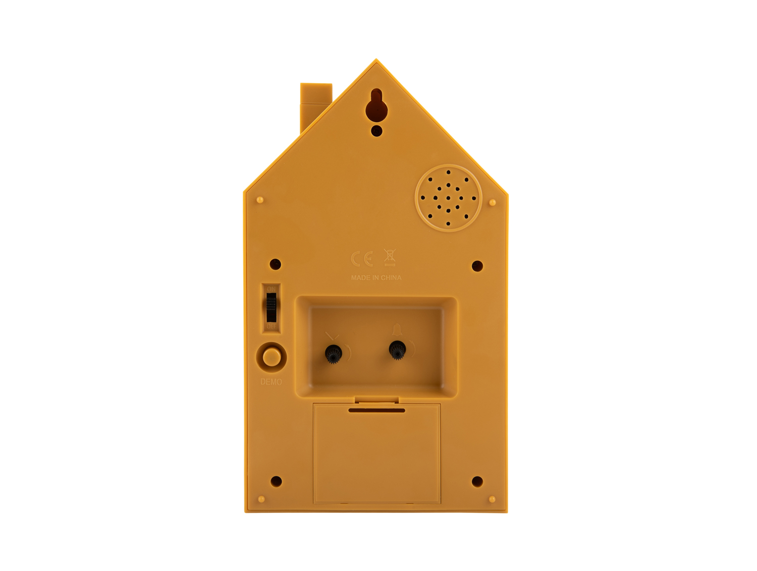 Alarm clock Modern Cuckoo ochre yellow