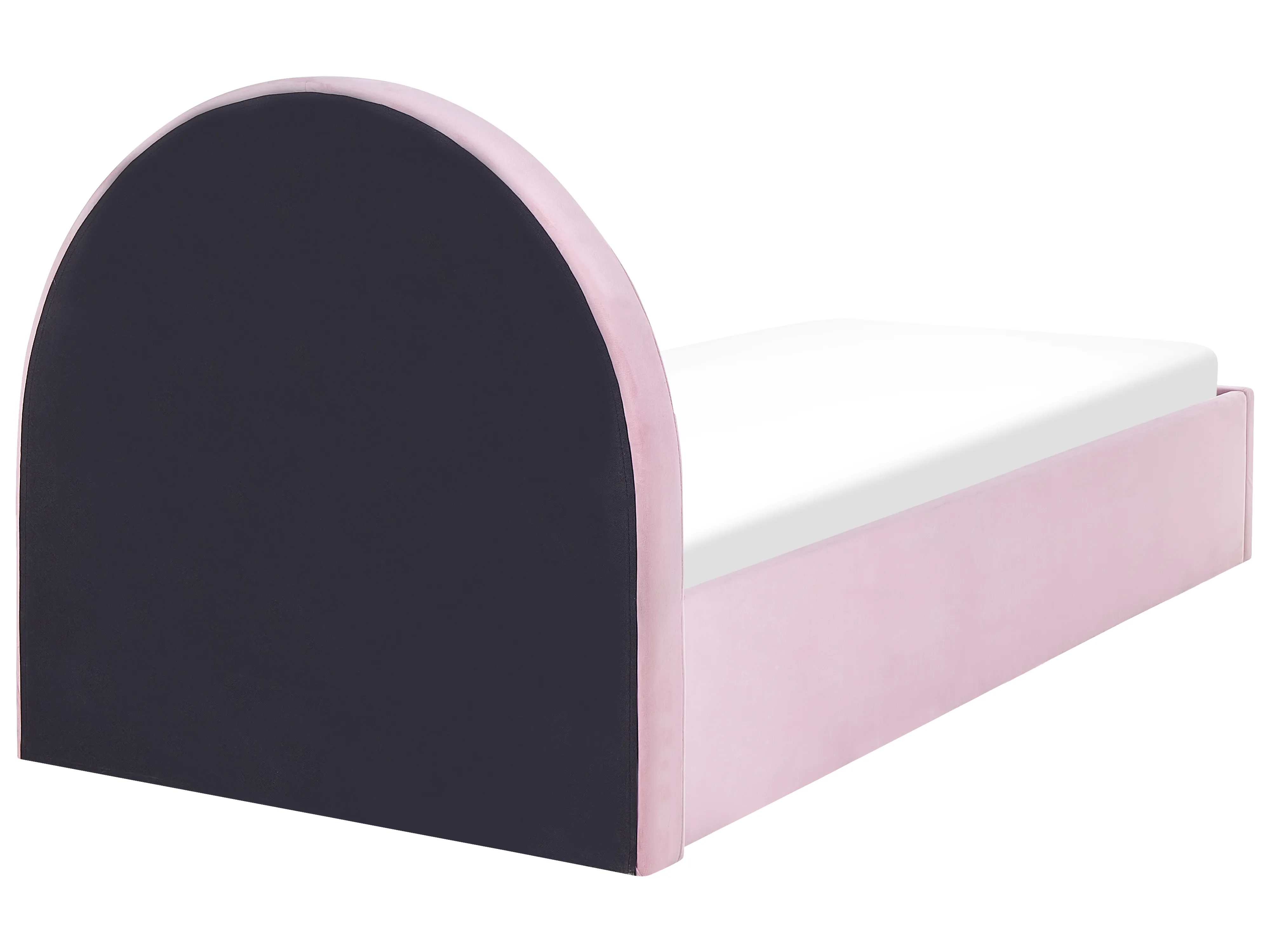 Kinderbed met opbergruimte Fluweel ANET 90 x 200 cm Roze