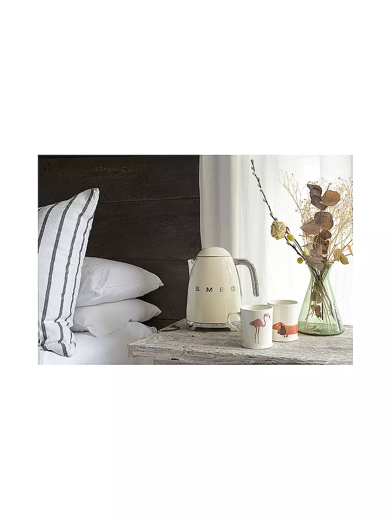 SMEG Wasserkocher 50s Retro Style 1,7l Creme KLF03CREU creme