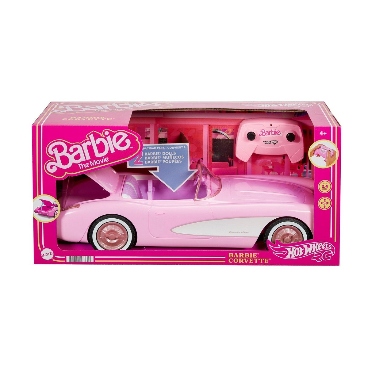 Voiture Radiocommandée de Barbie - Hot Wheels