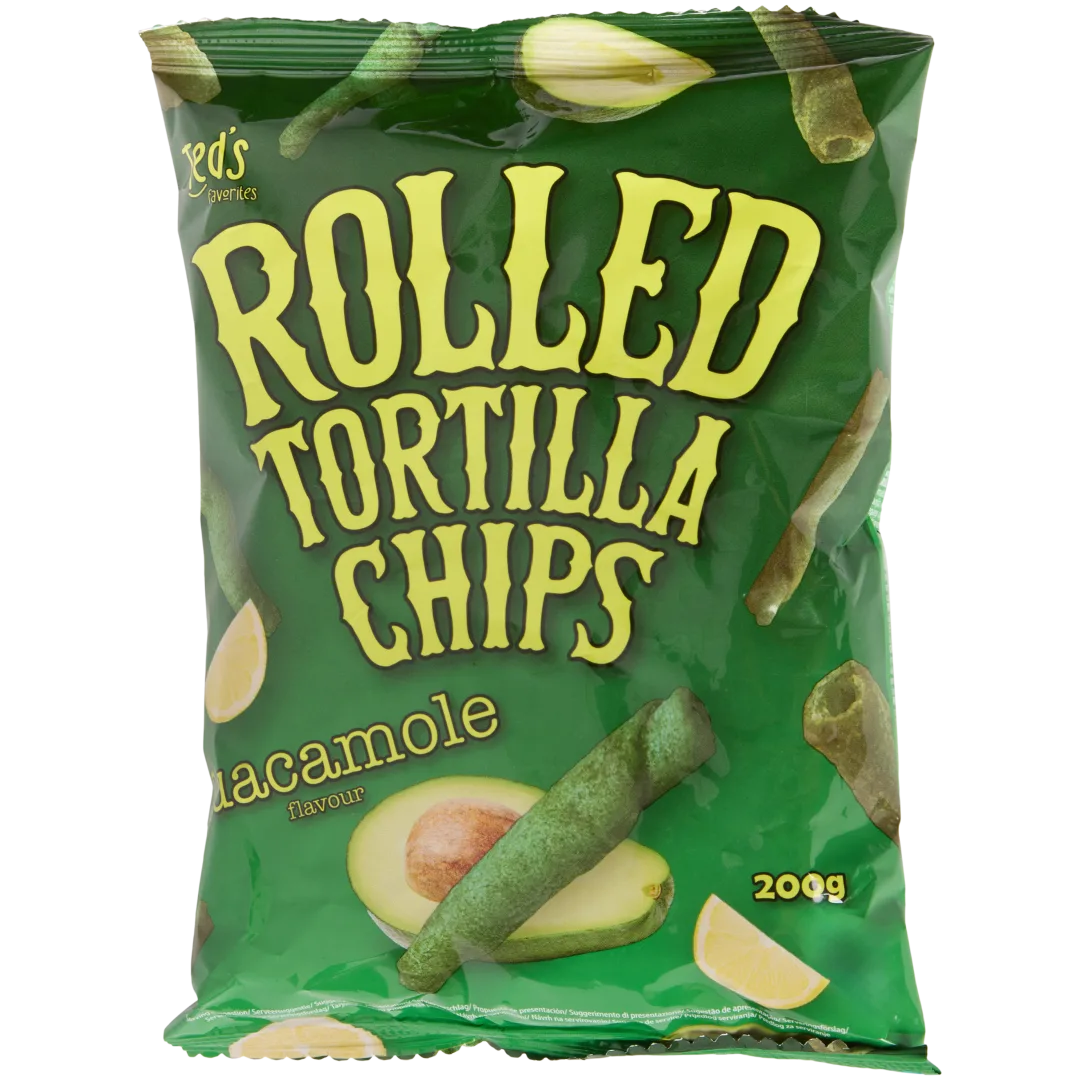 Chips tortilla enroulées