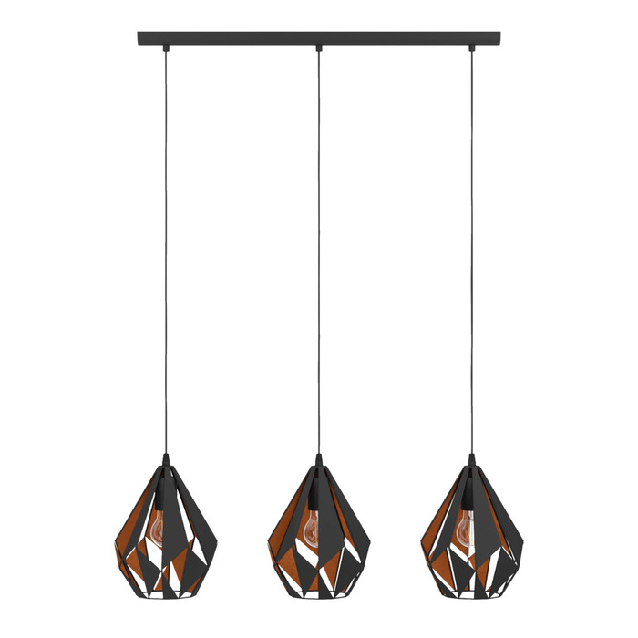 Eglo Carlton langbordspendel sort L80,5 x H110 cm