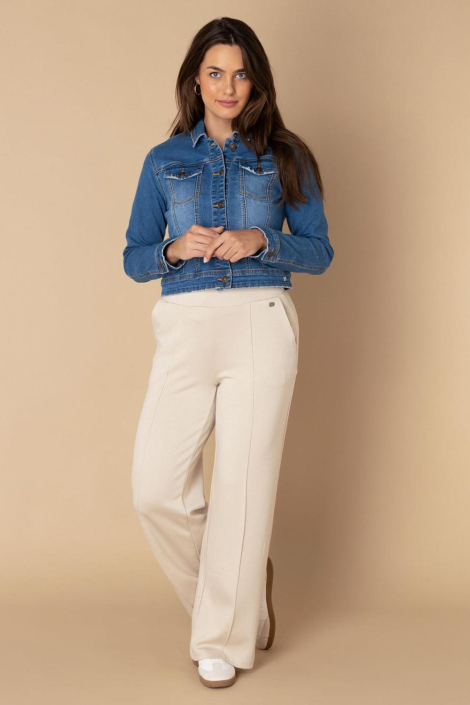 Ivy Beau beige dames broek