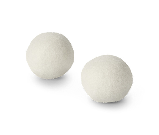2 Trocknerbälle aus Wolle