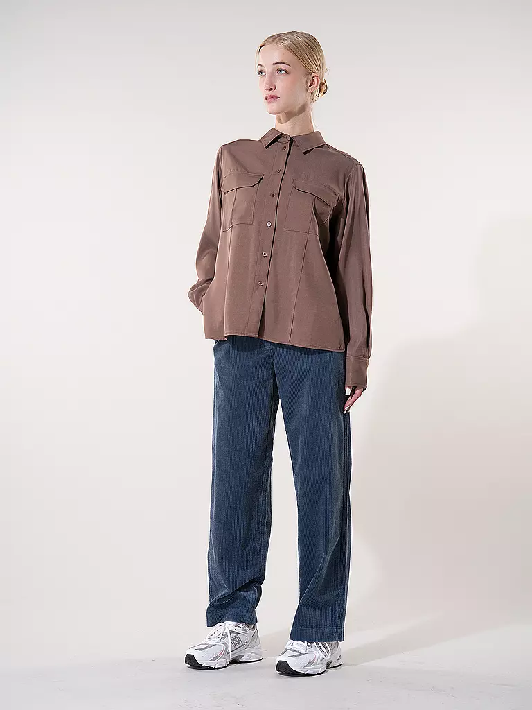 OPUS Bluse FLARA braun