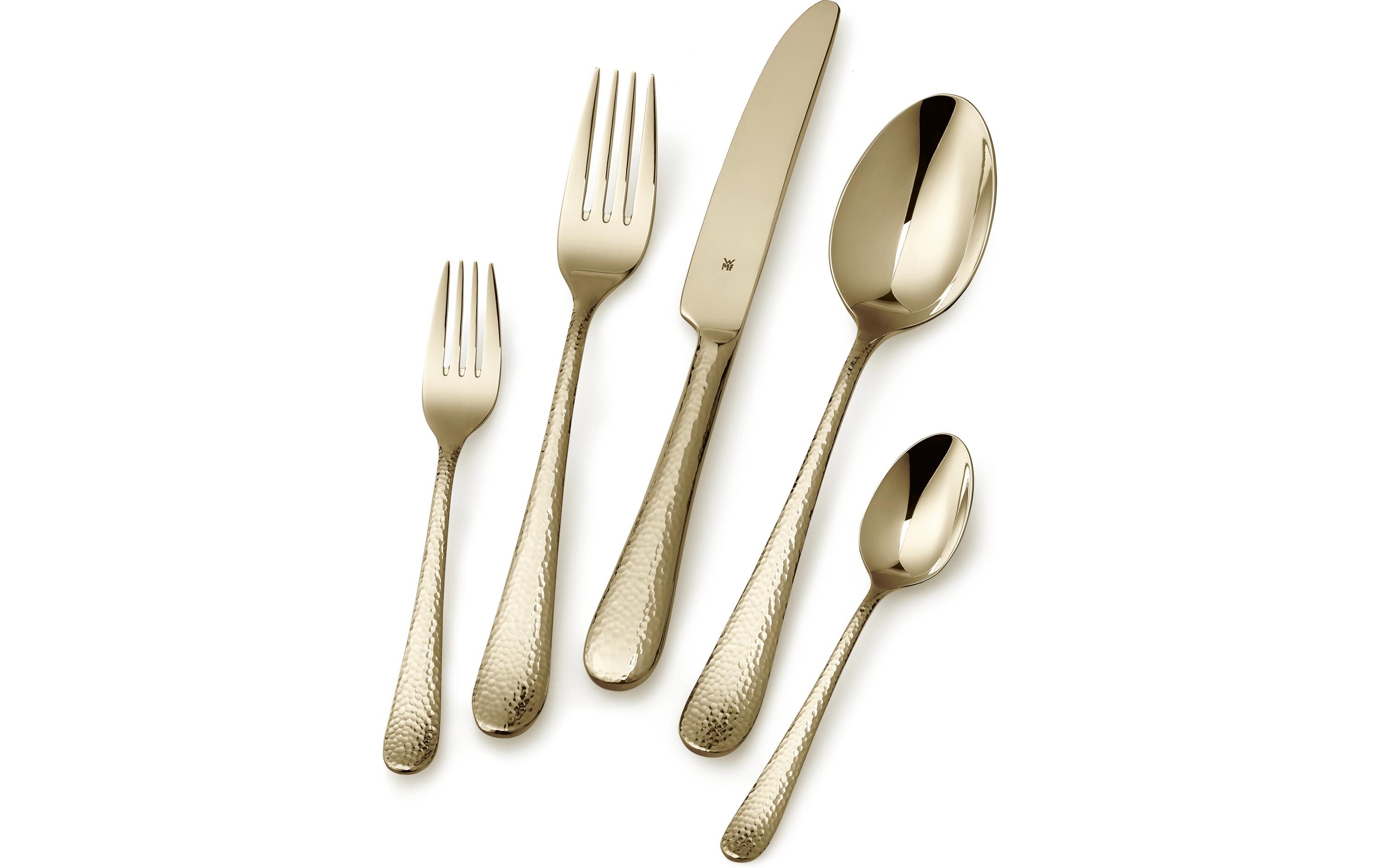 Besteck-Set Sitello 30-teilig, Gold<br>Besteck-Set