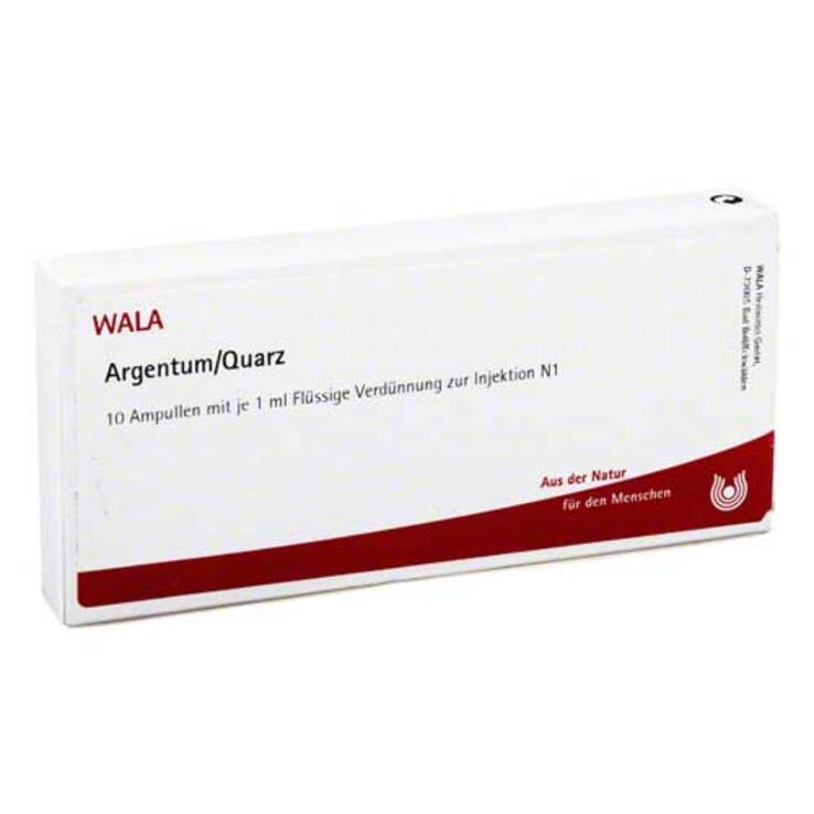 Argentum / Quarz Ampullen, 10X1 ml