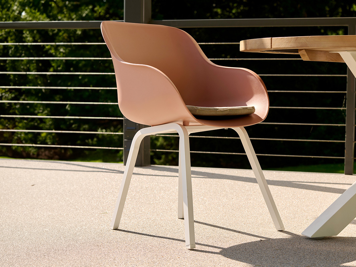 Hartman Le Soleil white stylish pink element diningstoel