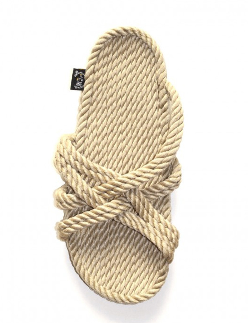 NOMADIC SANDALES SLIP ON BEIGE
