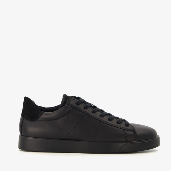 Ecco leren heren sneakers zwart