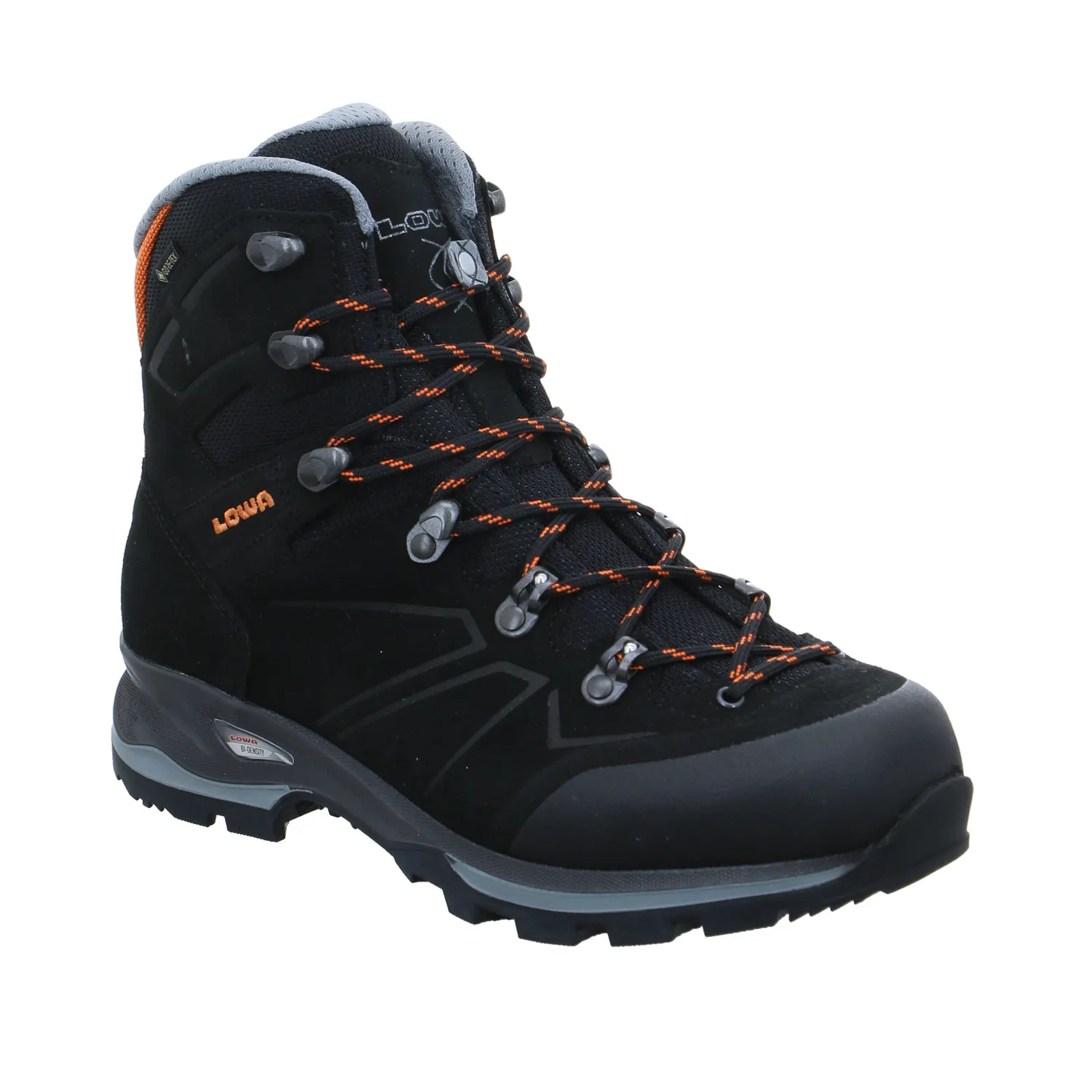 LOWA Trekkingschuhe Schwarz Leder