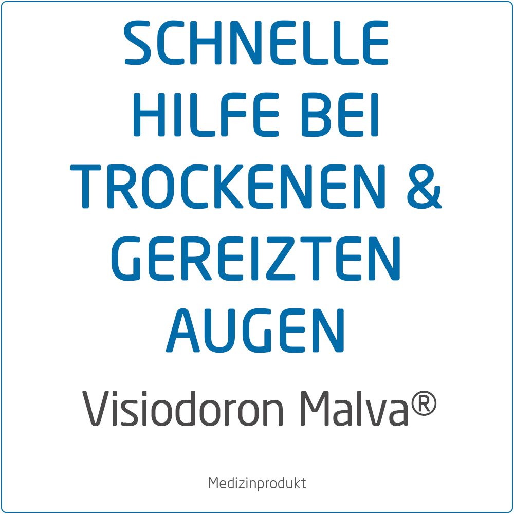Visiodoron Malva® Augentropfen bei trockenen und gereizten Augen