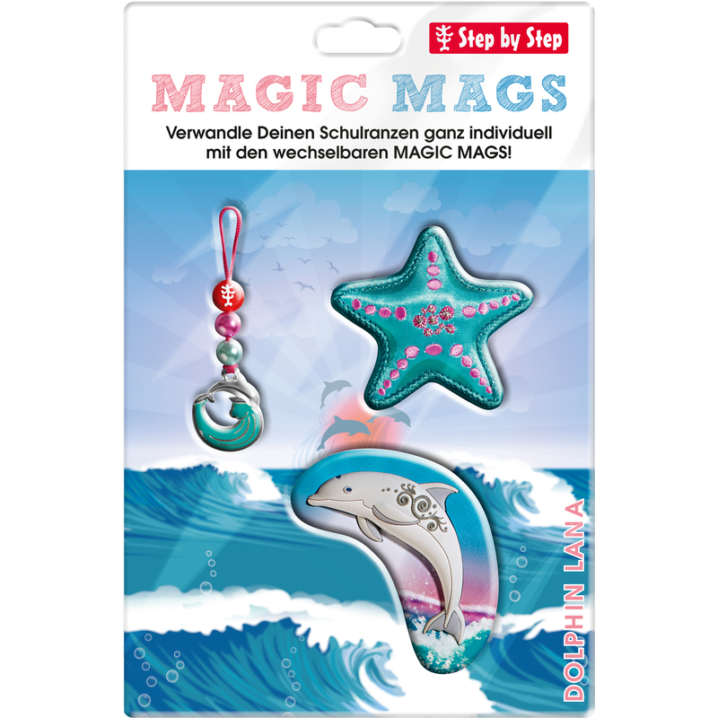 Step by Step Magnet-Set, Magic Mags, Dolphin Lana, 3-teilig