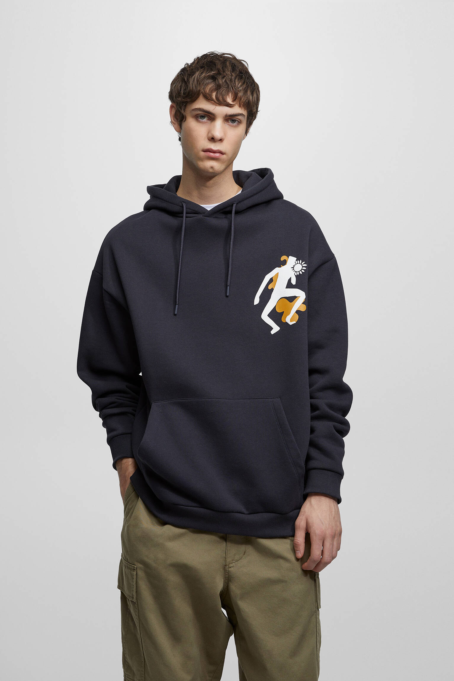 MOLETOM ESTAMPADO CINZA - CINZA