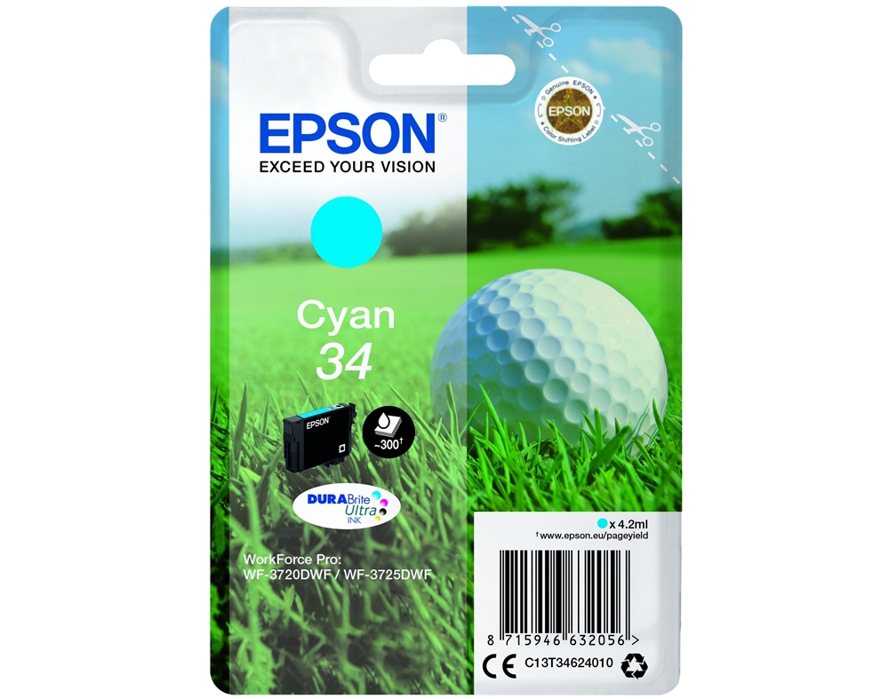 TINTEIRO EPSON CYAN T346240