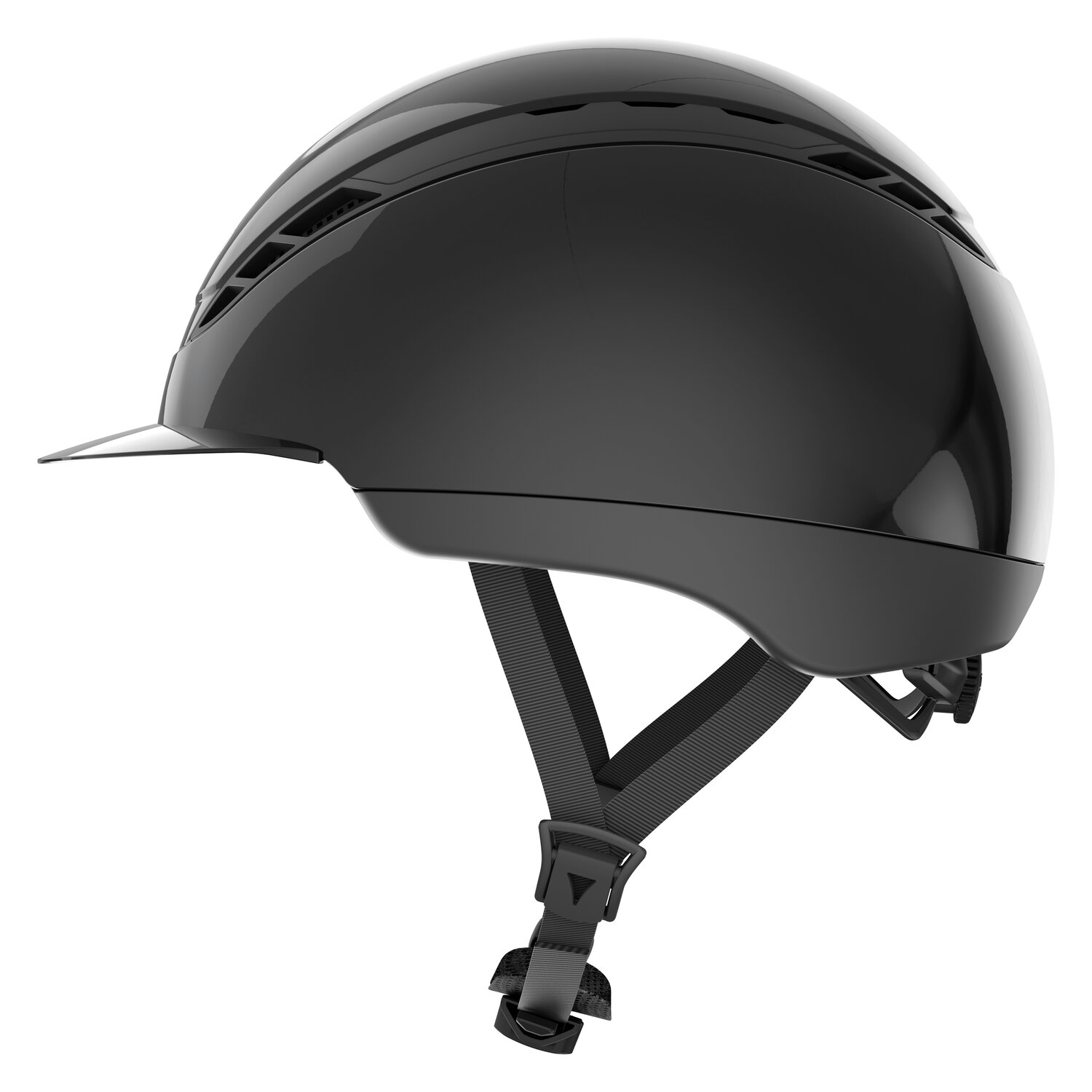 ABUS PIKEUR Reithelm AirDuo  - shiny black