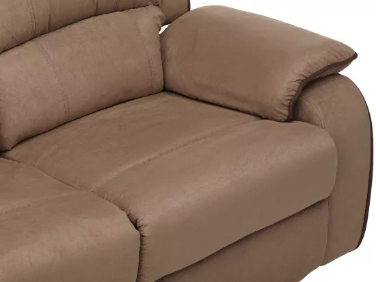 Canapés 3 places et 2 places relax en microfibre HERNANI - Taupe