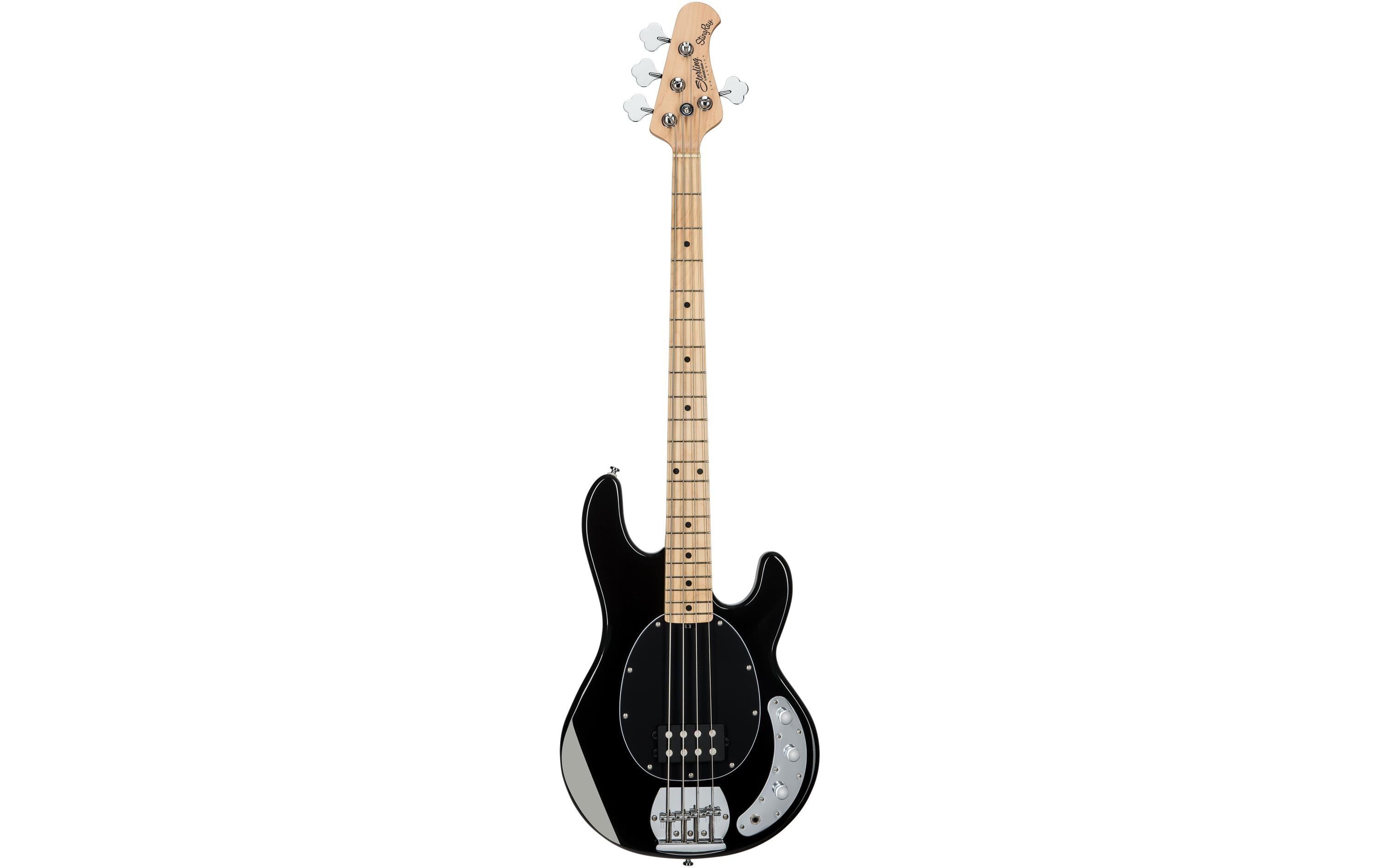 E-Bass StingRay Ray4 – Schwarz<br>4-seitiger Bass mit Aktivelektronik und einem Humbucker