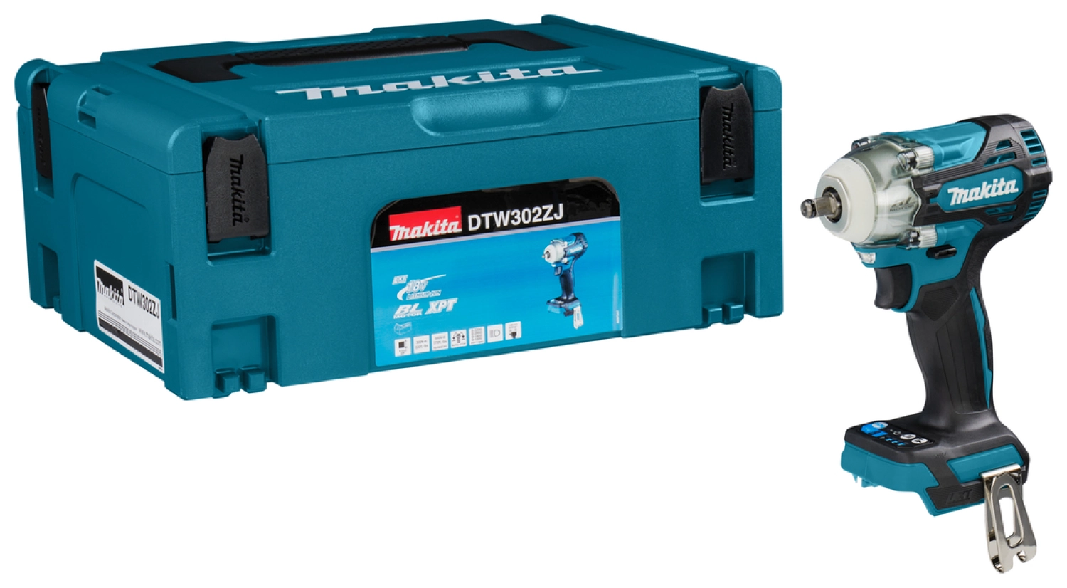 Makita DTW302ZJ 18V Li-Ion accu slagmoersleutel body in Mbox - 3/8